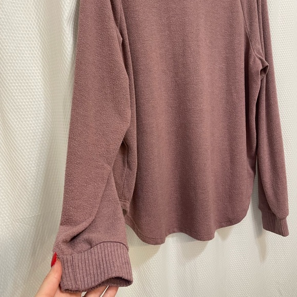 Project Social T Cozy Knit Quarter Button Lounge Henley Top Size Medium - Picture 8 of 9